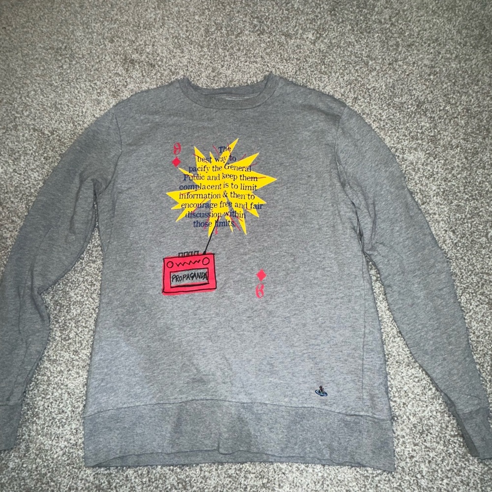 Vivienne Westwood propaganda sweatshirt